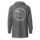 Hooded long-sleeve tee - Dark Monochrome