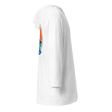 Hooded long-sleeve tee - White/Full Color