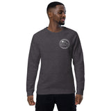 Unisex organic raglan sweatshirt - Monochrome Dark